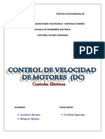 Control de Velocidad de Motores Electricos