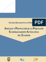 Analisis y Proyeccion de la Poblacion Economicamente Activa (PEA) del Ecuador.pdf