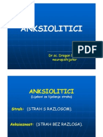 Anksiolitici