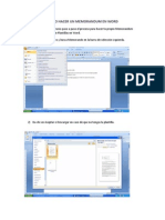 Como Hacer Un Memorandum en Word