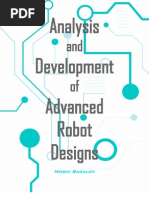 Download Analysis and Development of Advanced Robot Designs by Moshi Badalov SN146767581 doc pdf