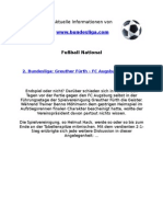 Liga - Greuther Fürth - FC Augsburg (2-1)