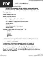 Social Contract Theory