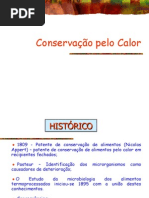 Conservação  de alimentos pelo calor