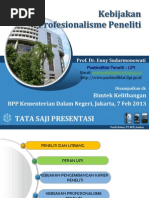 Download LIPI Kebijakan Profesionalisme Peneliti by Novrianto Saputra SN146786515 doc pdf