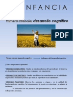 Primera Infancia Desarrollo Cognitivo