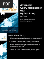 Download Advanced Query Manipulation with MySQL Proxy by Best Tech Videos SN14679040 doc pdf
