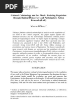 Download Cultural Criminology and Sex Work Resisting Regulation through Radical Democracy and Participatory Action Research PAR by Maggie ONeill by Paper Tigerlily SN146806150 doc pdf