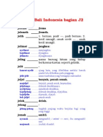 Kamus Bali Indonesia Bagian J2