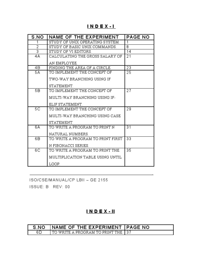 Computer Lab I I Manual | PDF