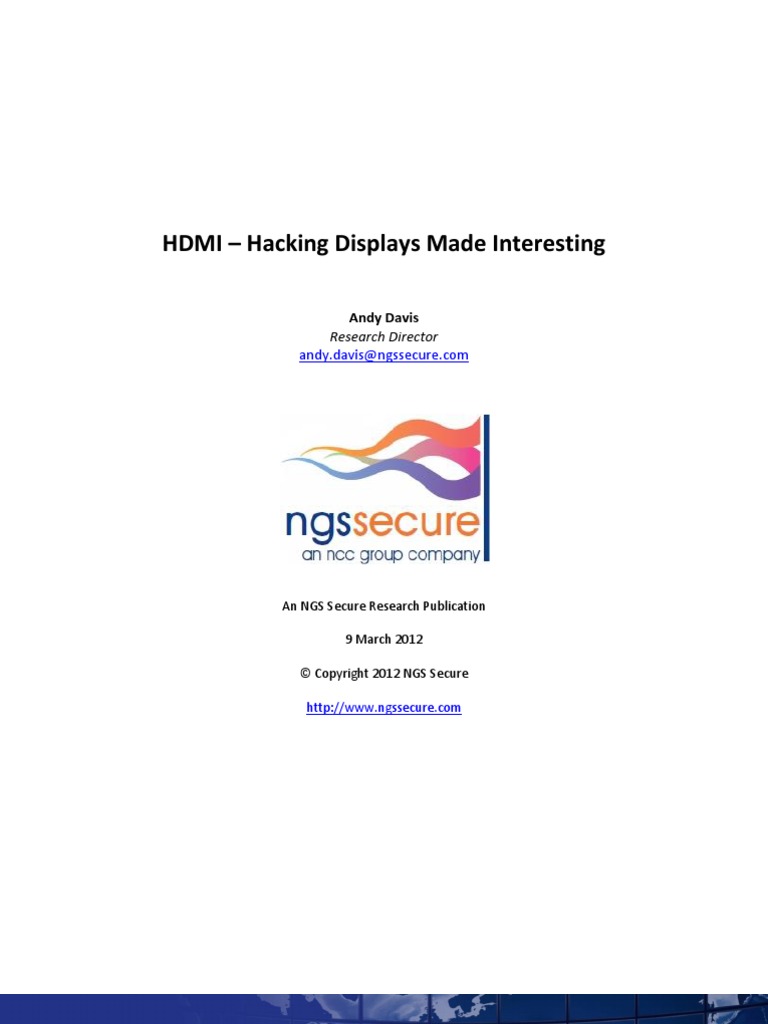 Hacking Display | PDF