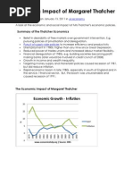 Economic Impact of Margaret Thatcher