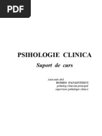 Psihologie Clinica - Suport de Curs