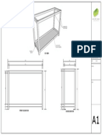 3D View: 40x40x2mm THK. Ms Box Tubing