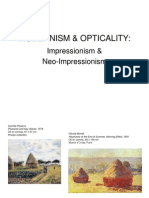 Modernism & Opticality:: Impressionism & Neo-Impressionism