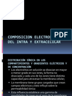 Composicion Electrolitica Del Intra y Extracelular