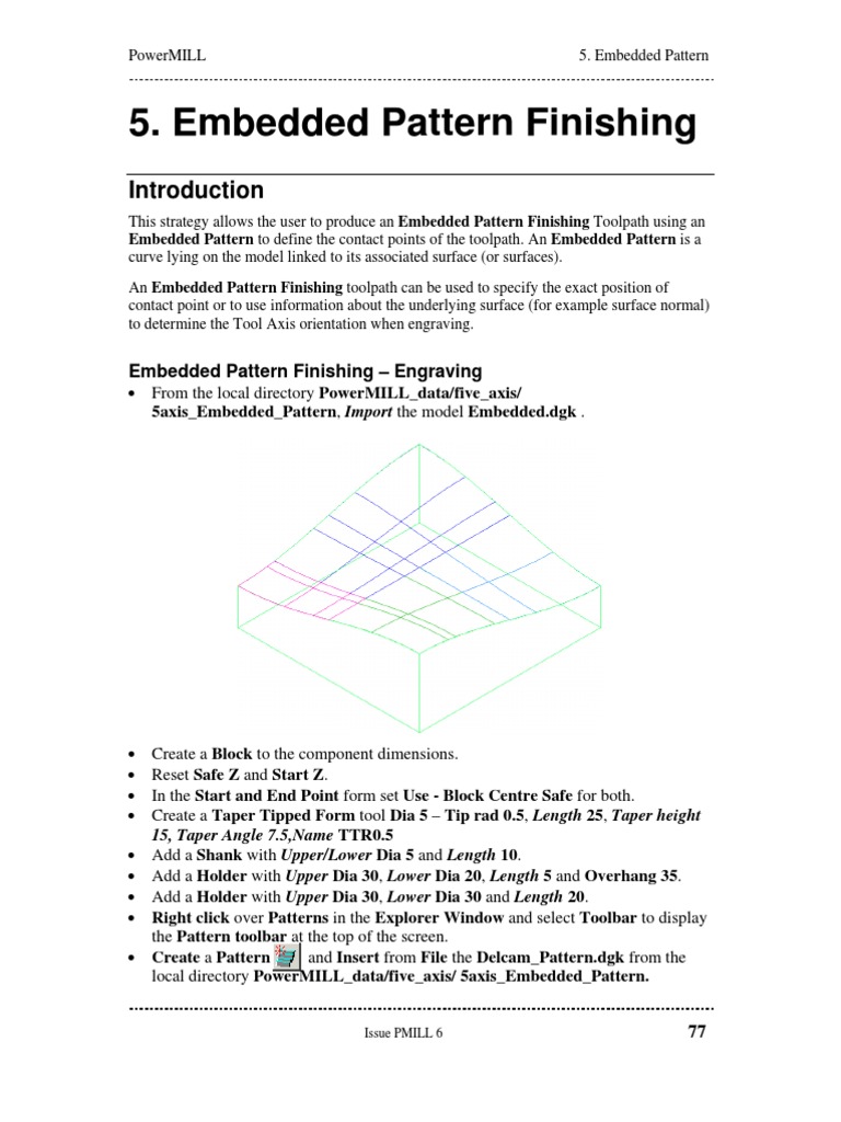 Embedded Pattern Finishing Guide | PDF | Business | Computers