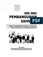 KKD2063 Pembangunan Sahsiah