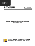 Download Pedoman Pelaksanaan Pengelolaan Lingkungan Hidup Bidang Jalan by Nur S Edy Wibowo SN146850187 doc pdf