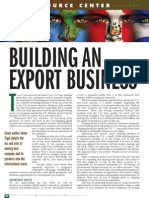Building An Export Business