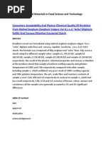 Download Project Topics and Materials in Food Science and Technology by Grace Opara SN146856541 doc pdf