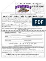 Reagan 08-09 Elementary Basketball Camp