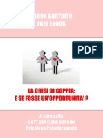 Ebook - La Crisi Di Coppia: e Se Fosse Un'opportunità? - Dott - Ssa Elena Borrini Psicologa Psicoterapeuta