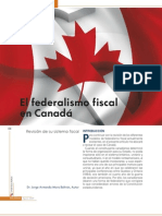 El Federalismo Fiscal en Canadá Ago 2009