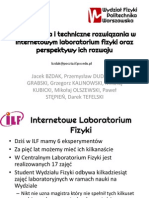 Architektura i techniczne rozwiązania w Internetowym Laboratorium Fizyki 2