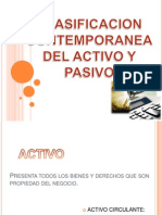 Cuentas de Balance Activo y Pasivo