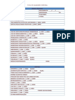 Ficha de Anamnese Corporal