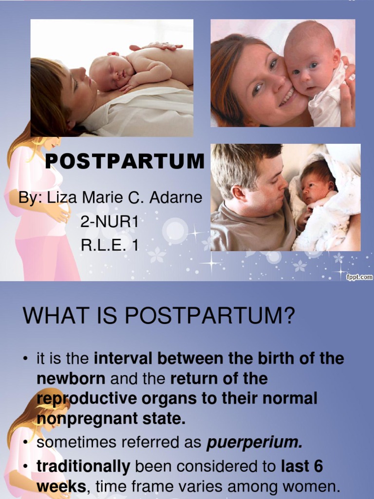 post partum ne demek tıp
