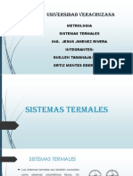 Sistemas termales: tipos, funcionamiento y aplicaciones