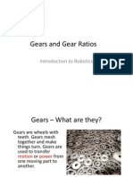 Robotics - Gears and Gear Ratios