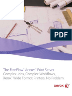 The Freeflow Accxes Print Server: Complex Jobs, Complex Workflows, Xerox Wide Format Printers. No Problem