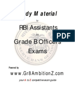 RBI Study Material - Gr8AmbitionZ