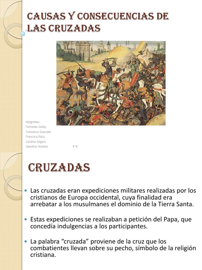 Causas y Consecuencias de Cruzadas | PDF