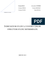 Indrumator Statica 1 - Structuri Static Determinate