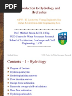 Introduction to Hydrology and Hydraulics