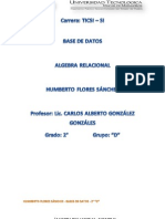 Basedatos Algebra Relacional