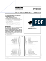 STV2118B: Bus Controlled Pal/Secam/Ntsc TV Processor