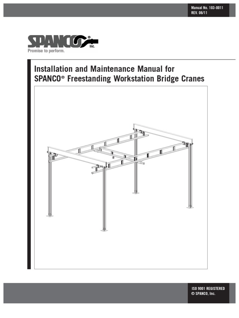 SPANCO FR WSB Instmaint Manual 103 0011 Rev06 11 | PDF | Screw | Nut ...