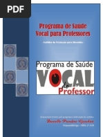 Cartilha Saúde Vocal para Professores - Concluida