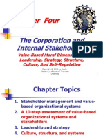 The Corporation and Internal Stakeholders
