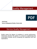Service Quality Management-Ist Part