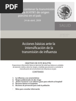 Acciones Basicas Influenza Secretaría Salud
