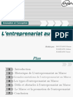 L'entrepreunariat Au Maroc - Final