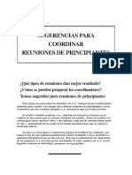 Sugerencias para coordinar reuniones de principiantes en A.A