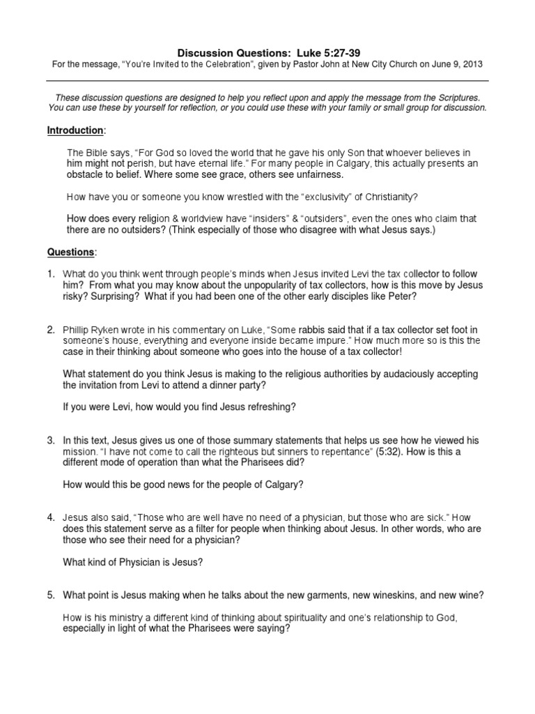 discussion-questions-you-re-invited-to-the-celebration-luke-5-27