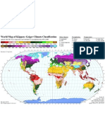 World Map of Köppen Geiger Climate Classification